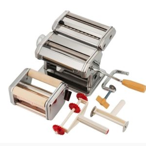 Edel HÖFF EH-5902 professszionális tészta készítő gép rozsdamentes acélból - spagetti, széles metélt, cérnametélt, ravioli készítő gép - könnyen tisztítható (BBA) - Image 5