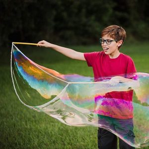 Pálcás buborék készítő szett gigantikus buborékokhoz - 500 ml vízben hígítható buborékfújó koncentrátummal (BBJ) - Image 4