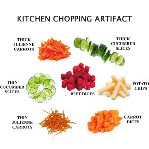 Easy Slicer könnyen tisztítható automata kézi zöldségszeletelő készülék - biztonságos, ujjvédő kialakítással (BBM) - Image 4