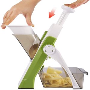 Easy Slicer könnyen tisztítható automata kézi zöldségszeletelő készülék - biztonságos, ujjvédő kialakítással (BBM) - Image 8