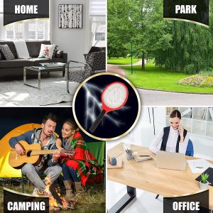 Elektromos légycsapó újratölthető akkumulátorral és LED lámpával - szúnyogok, legyek, lepkék ellen (BBL) (BBKM) - Image 3