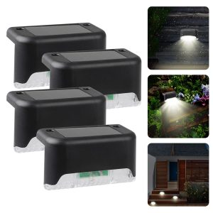 4 db-os lépcsőkorlátra helyezhető szolár lámpa - vízálló, környezetbarát megoldás teraszra, kertbe (BBV) - Image 5
