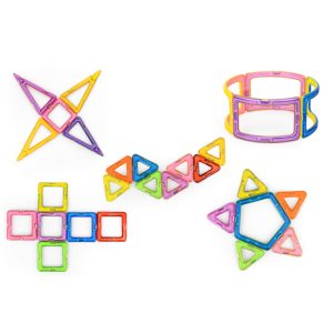 55 részes mágneses építőkészlet - alakzatok, város részletek és akár óriáskerék építéséhez - szórakoztató, készségfejlesztő, kreatív játék (BBJ) (BBMJ) - Image 7