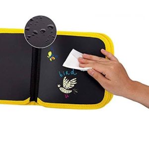 Varázslatos rajzfüzet törölhető lapokkal, beépített tolltartóval és 12 színes filccel - vidám mintás borítóval (BBJ) - Image 12