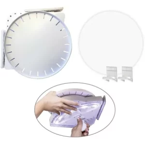 360°-ban forgatható szerelésmentes sarokpolc - zuhanyzóba, fürdőszobába, konyhába (BBM) - Image 10