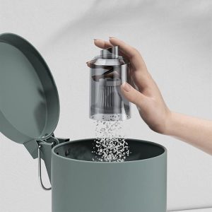 Szuper csendes, USB-ről és szivargyújtóról tölthető, vezeték nélküli mini porszívó kiegészítőkkel (BBJH) (BBM) - Image 6