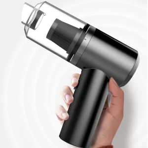 Szuper csendes, USB-ről és szivargyújtóról tölthető, vezeték nélküli mini porszívó kiegészítőkkel (BBJH) (BBM) - Image 8