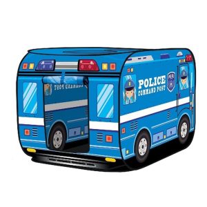 Rendőrautó alakú játszósátor gyerekeknek - könnyen felállítható - 112 x 70 x 70 cm (BBJ) - Image 4