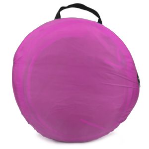 3 részes, összecsukható, vár alakú játszósátor szett csillag mintás anyagból - 178 x 152 x 203 cm, rózsaszín (BBJ) - Image 6