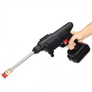 Akkumulátoros autómosó pisztoly - 120 liter/óra sebességgel, 5 méter hosszú csővel és 24Bar üzemi nyomással (THM)(BBV) - Image 3