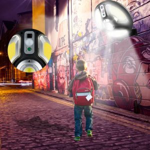 Nagy teljesítményű, mozgásérzékelős, kültéri LED fali lámpa két üzemmóddal - vízálló, távirányítós (BBD) - Image 5