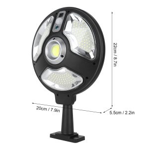 Nagy teljesítményű, mozgásérzékelős, kültéri LED fali lámpa két üzemmóddal - vízálló, távirányítós (BBD) - Image 10