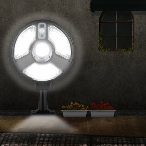 Nagy teljesítményű, mozgásérzékelős, kültéri LED fali lámpa két üzemmóddal - vízálló, távirányítós (BBD) - Image 6