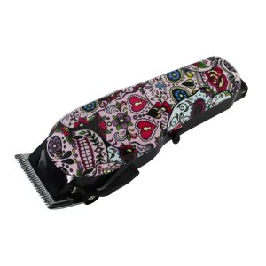 Professzionális hajnyíró színes grafikai mintával - 3 cserélhető fejjel, beépített akkumulátorral (BBV) - Image 5