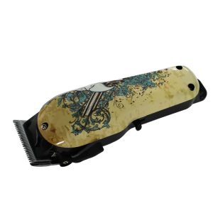 Professzionális hajnyíró színes grafikai mintával - 3 cserélhető fejjel, beépített akkumulátorral (BBV) - Image 7