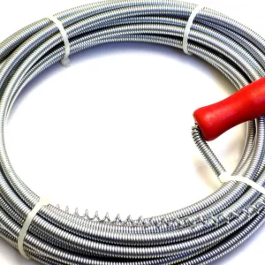 Csőgörény dugulás elhárításhoz – lefolyó tisztító fém spirál 10 méteres (BBL) (BBKM) (BBD) - Image 3