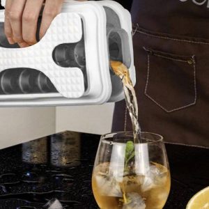 Kétoldalú, zárható jégkocka készítő -  helytakarékos, praktikus kiöntős jégkocka adagoló ( BBM) - Image 3