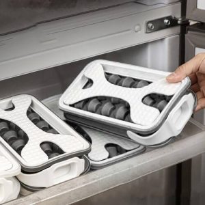 Kétoldalú, zárható jégkocka készítő -  helytakarékos, praktikus kiöntős jégkocka adagoló ( BBM) - Image 7