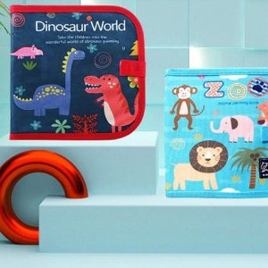 Varázslatos rajzfüzet törölhető lapokkal, beépített tolltartóval és 12 színes filccel - vidám mintás borítóval (BBJ) - Image 3