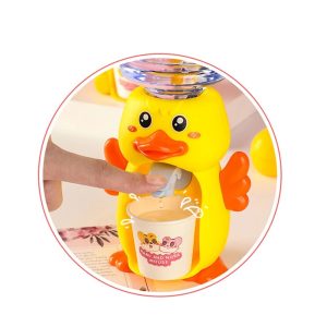 Kiskacsa formájú vízadagoló gyerekeknek - mechanikusan működő mini italadagoló papír poharakkal (BBJ) - Image 6