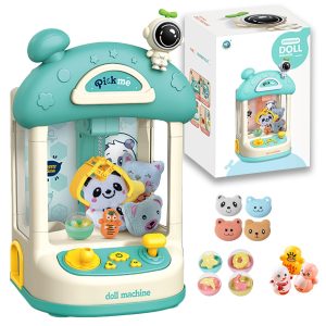 Mini markológép kihalászható plüssállatokkal - zenélő, világító játékgép gyerekeknek (BBJ) - Image 1