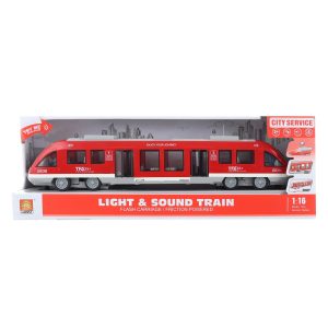 43 cm hosszú lendkerekes játék vonat élethű hanghatásokkal, nyitható ajtókkal és világító utastérrel (BBJ) - Image 8