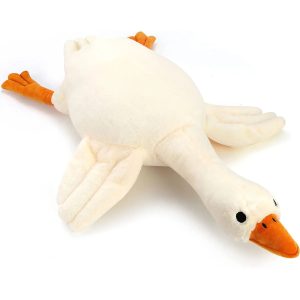 Aranyos plüss liba - pihe-puha tapintású, fehér játék liba - 70 cm (BBE) (BBJ) - Image 13