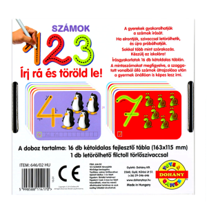 Számtani fejlesztő kártyák-írj rá és töröld le  (BBJ) - Image 2