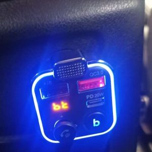 Xtrobb FM Bluetooth transzmitter - Bluetooth FM adó töltő adapter 2xUSB + USB Type-C (BB22355) - Image 3