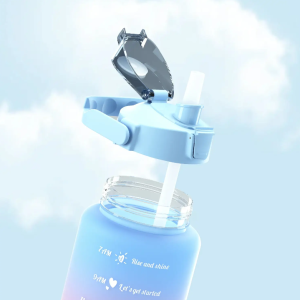 Havita 3in1 motivációs kulacs szett 2L/900ML/300 ML - Rózsaszín-kék - Image 9