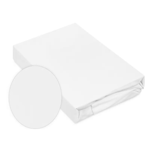 Gumis pamut lepedő 200x200cm - fehér (BBCD) - Image 5