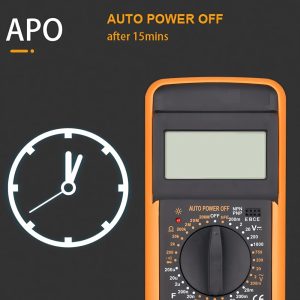 Digitális multiméter kihajtható támasztékkal, nagy kijelzővel (BBL) - Image 7