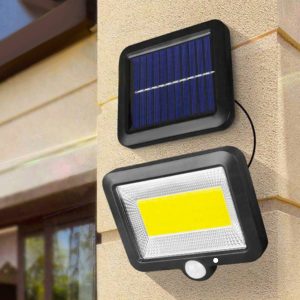 Vízálló 100 LED-es napelemes mozgásérzékelős udvari lámpa (BBL) - Image 7