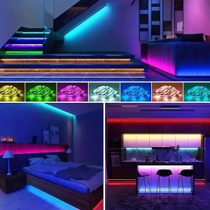 10m RGB Smart LED szalag – távirányítóval és mobilalkalmazásos vezérléssel (BBJH) (BBD) - Image 2
