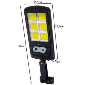 120 COB LED napelemes lámpa sötétedés érzékelővel és távirányítóval (BBV) - Image 5