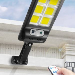 120 COB LED napelemes lámpa sötétedés érzékelővel és távirányítóval (BBV) - Image 8
