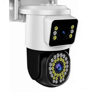4K 8MP kültéri forgatható dupla WiFi IP kamera – mozgásérzékelővel és intelligens riasztási funkcióval A-2516A (BBD) - Image 1