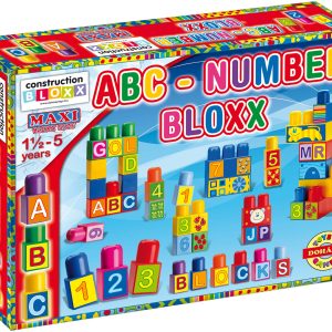 Maxi blocks 64 db-os óriás lego készlet felragasztható betűkkel és számokkal - 1,5 éves kortól (BBJ) - Image 4