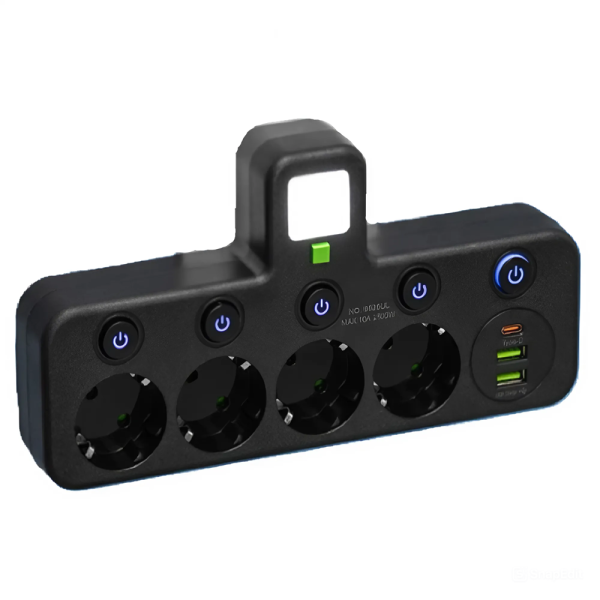6_az_1_ben_asztali_töltőállomás_4_konnektor,_2_USB_1_USB_C_porttal,_kompakt_elosztó_otthonra_és_irodába_HG-2787