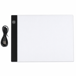 A4 LED rajztábla grafikus tábla – világító rajzmásoló lap állítható fényerővel (BBRLB1586) - Image 7