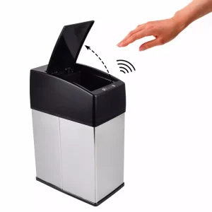 Automatikusan kinyíló 7 literes szemeteskuka - mozgásérzékelős, szuper higiénikus mini hulladékgyűjtő (BBV) - Image 1