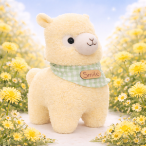 Alpacasso sárga plüss alpaka – puha, ölelhető alpaka játék gyerekeknek és ajándéknak (BBJ) - Image 6