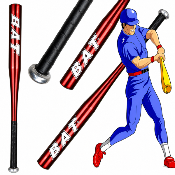 Alumínium baseballütő 25 64 cm – edző ütő piros kivitelben (BBRLB1850) 1