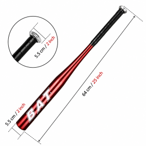 Alumínium baseballütő 25" / 64 cm – edző ütő piros kivitelben (BBRLB1850) - Image 6