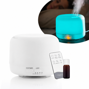 Aroma Mágus - LED aromaterápiás párologtató/diffúzor távirányítóval 300ML (BBD) - Image 1