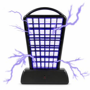 Asztali UV rovarcsapda – akkumulátoros és USB-s szúnyogcsapda fekete kivitelben (GL-55668) - Image 1