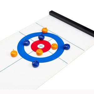 Asztali curling játék kiteríthető pályával - 122 x 43 cm (BBM) - Image 3