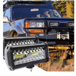 Autós LED reflektor - 120W 165mm IP68 10-30V (THM) (BBD)