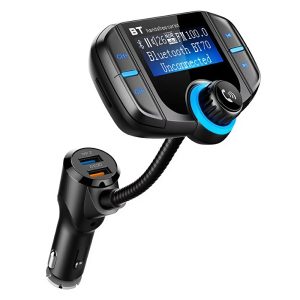 Bluetooth autós FM transzmitter BT70 – kihangosító és MP3 zenelejátszó, 2db USB töltővel és Micro SD támogatással (BBV) - Image 1