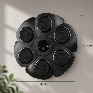 Bluetooth zenélő boxgép falra – LED reflexfejlesztő box tréner 9 ritmus móddal 40×40×6 cm (BBJ) - Image 7